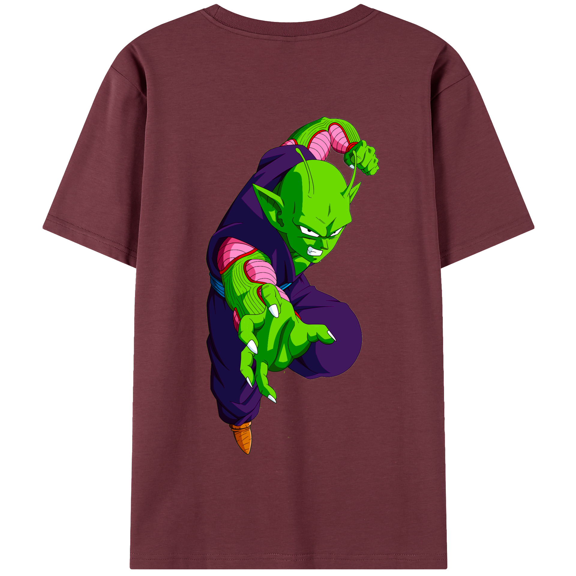 （画像用） ドラゴンボール ピッコロ DRAGON BALL Piccolo 綿100％半袖Tシャツ（背面プリント）